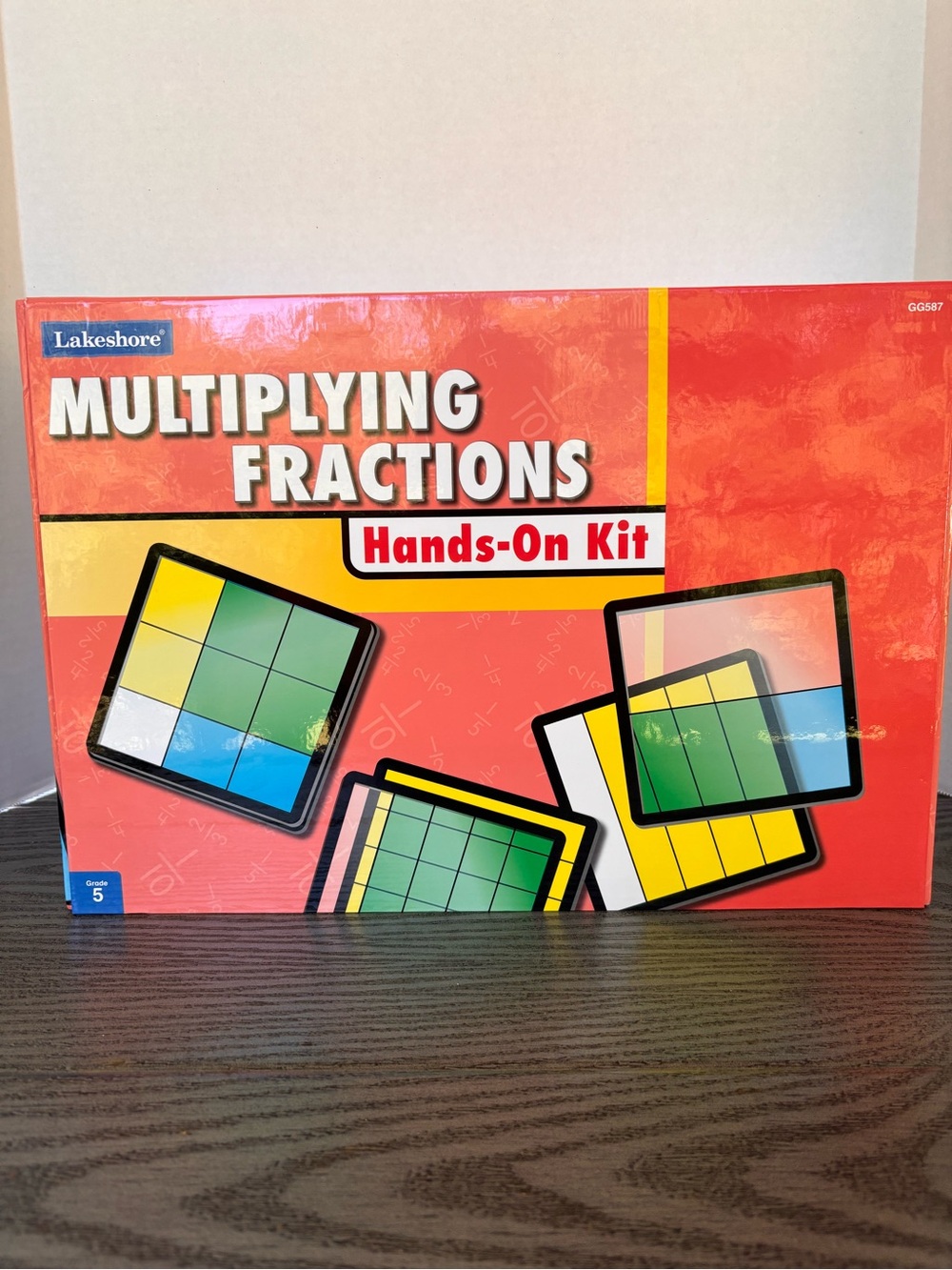 Lakeshore Multiplying Fractions Hands-On Kit Grade 5 Math Learning Educational